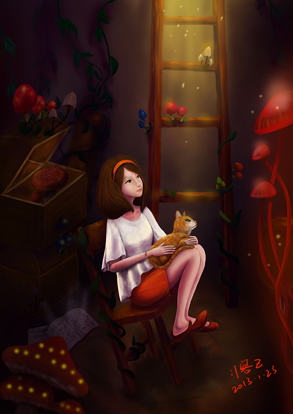 ky.com：【漫画风格】可爱大人肖像创意作品(图2)